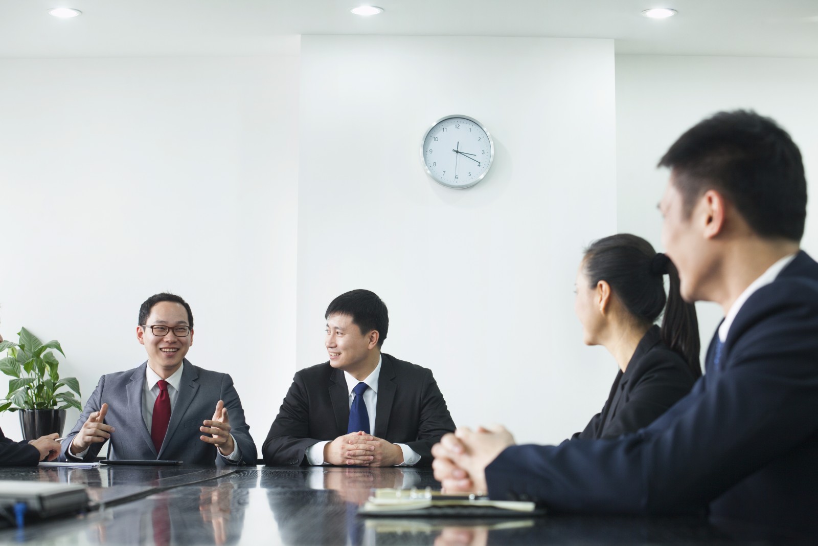 Tech Talent team in a client meeting
